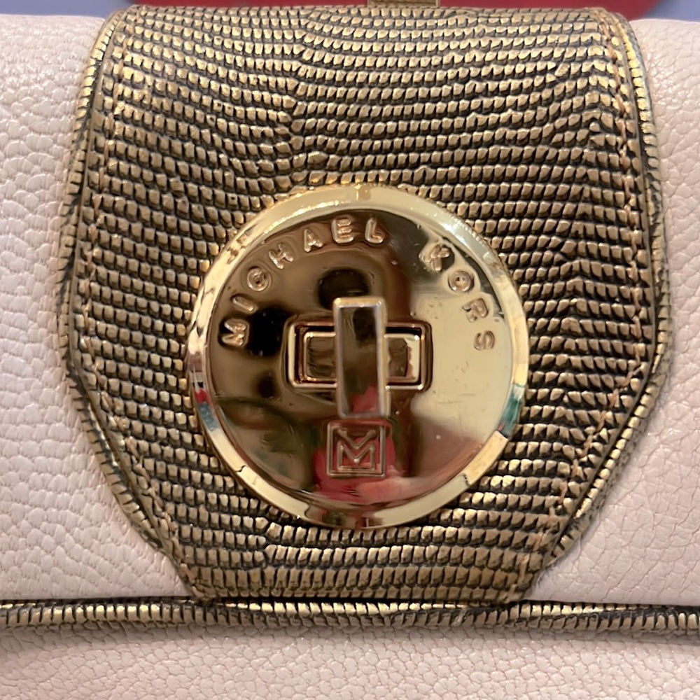 Michael Kors Python Like Leather Embossed Clutch … - image 2